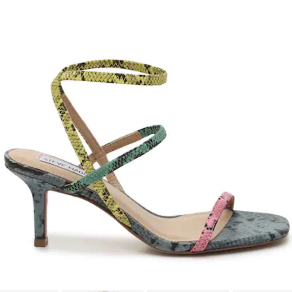 Steve Madden Multicolor Snake Print Meline Sandal